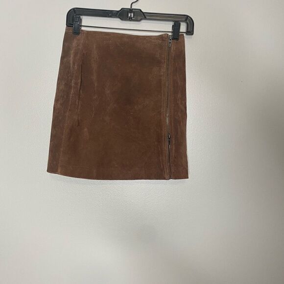 BLANK NYC Zip Suede Mini Skirt NWT - Picture 2 of 4